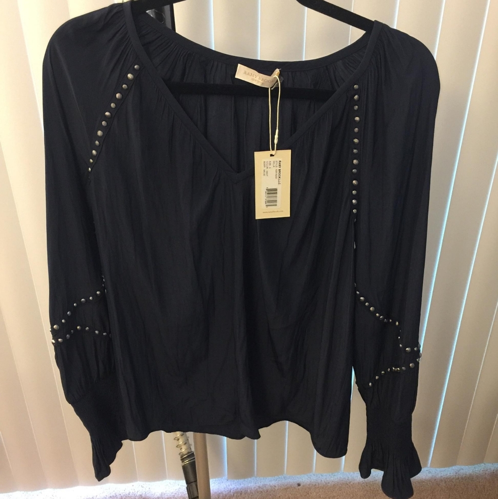 Navy blouse